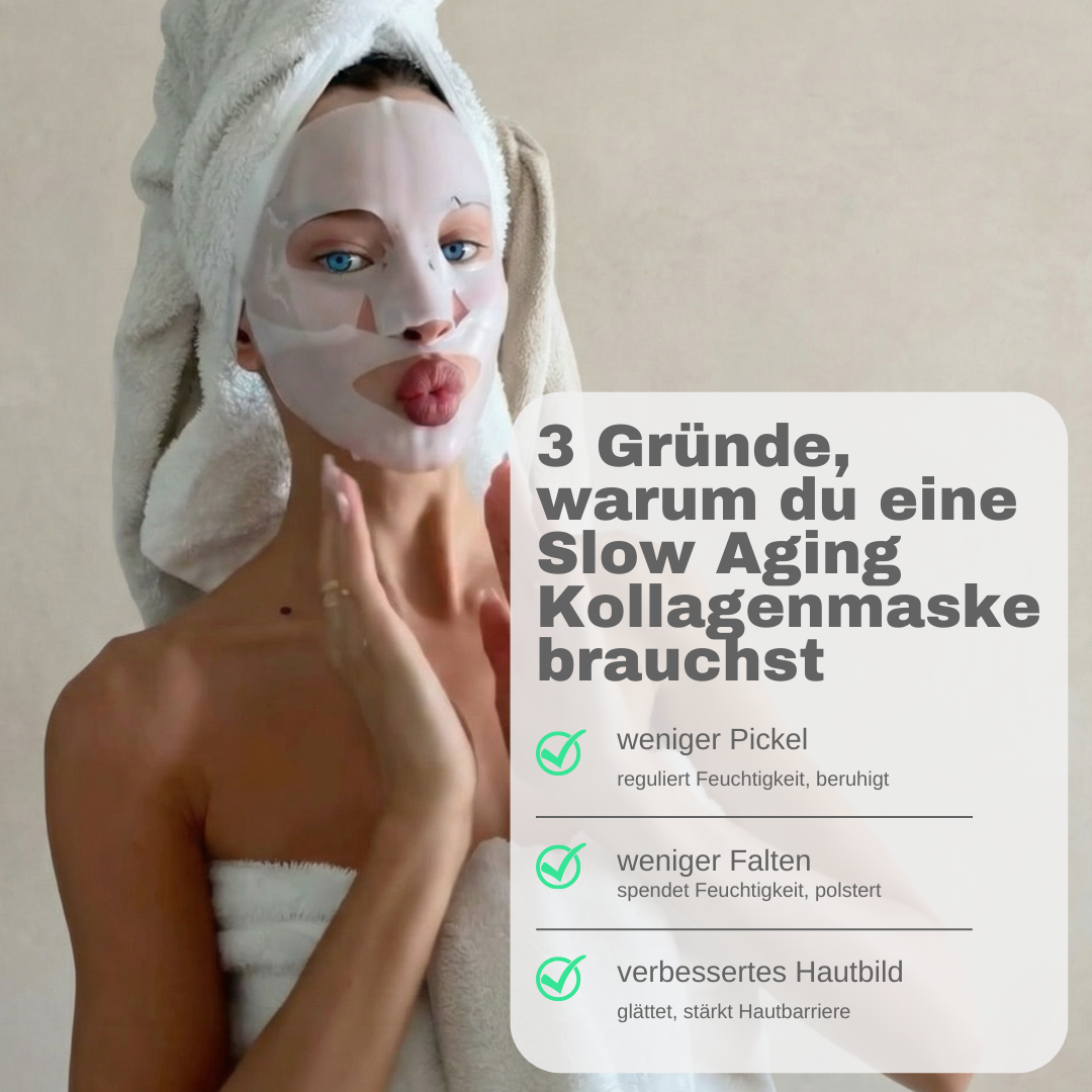 Slow Aging Kollagenmaske (4 Stück)